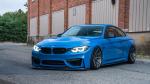 BMW M4 Coupe Yas Marina Blue on ADV.1 Wheels (ADV10 M.V2 CS) 2018 года